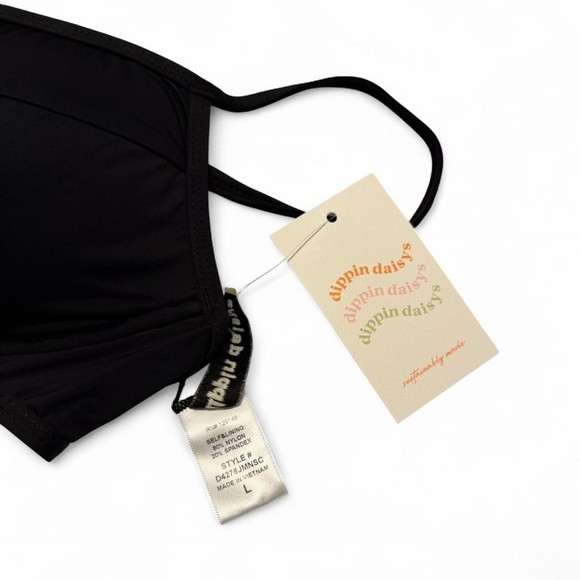 Dippin Daisy’s - West Coast Underwire Bikini Top - Black - L - Picture 5 of 12